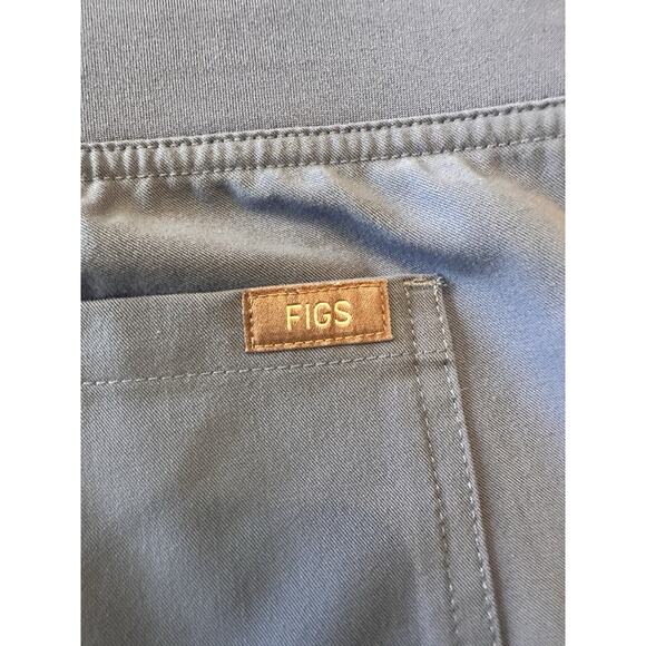 Figs Scrub Pants Size Large Petite Ceil Blue Livingston Technical Collection - Picture 13 of 13